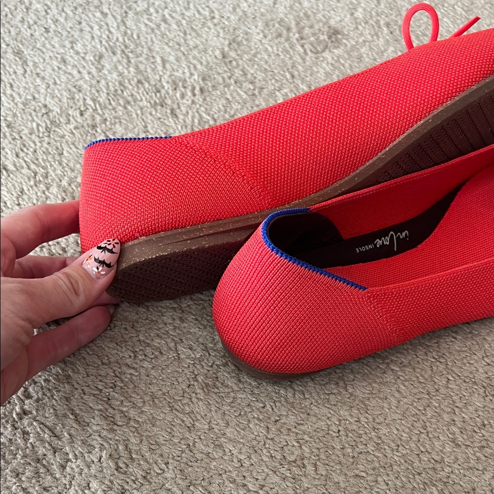 Rothy's Red Knit Ballet Flats - Picture 4 of 4